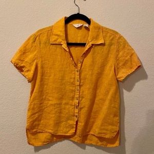 J. Jill Cropped Button Up